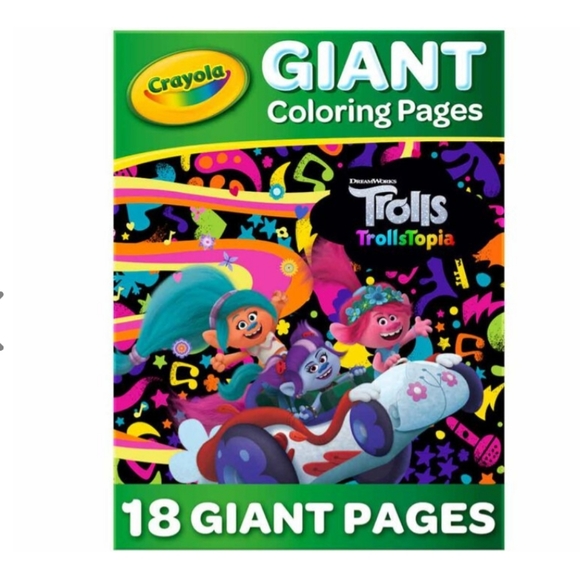Crayola Other - Crayola GIANT Trolls (2pk) Coloring NEW